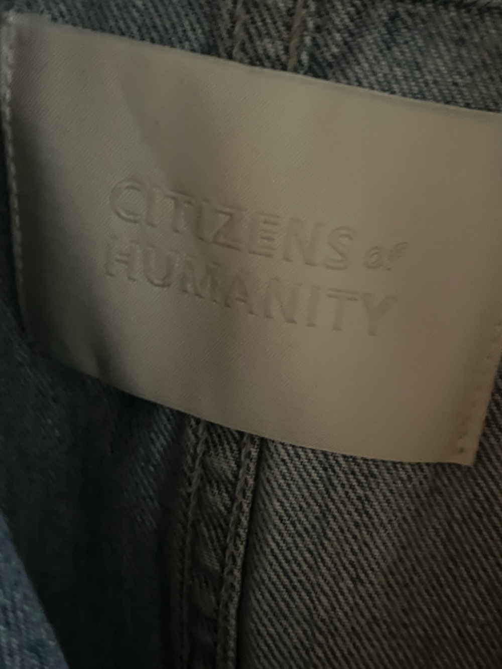 CITIZENS of HUMANITY- Blue Jean Jumpsuit / size XS - Picture 3 of 10